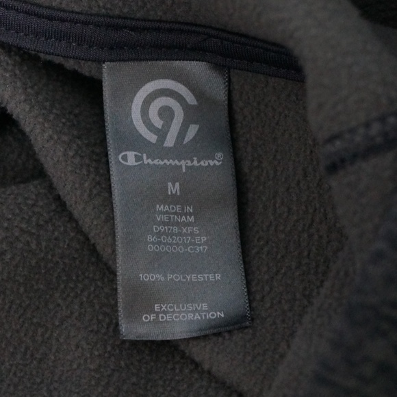 Champion Gray Hoodie No Strings Pullover - Picture 7 of 8